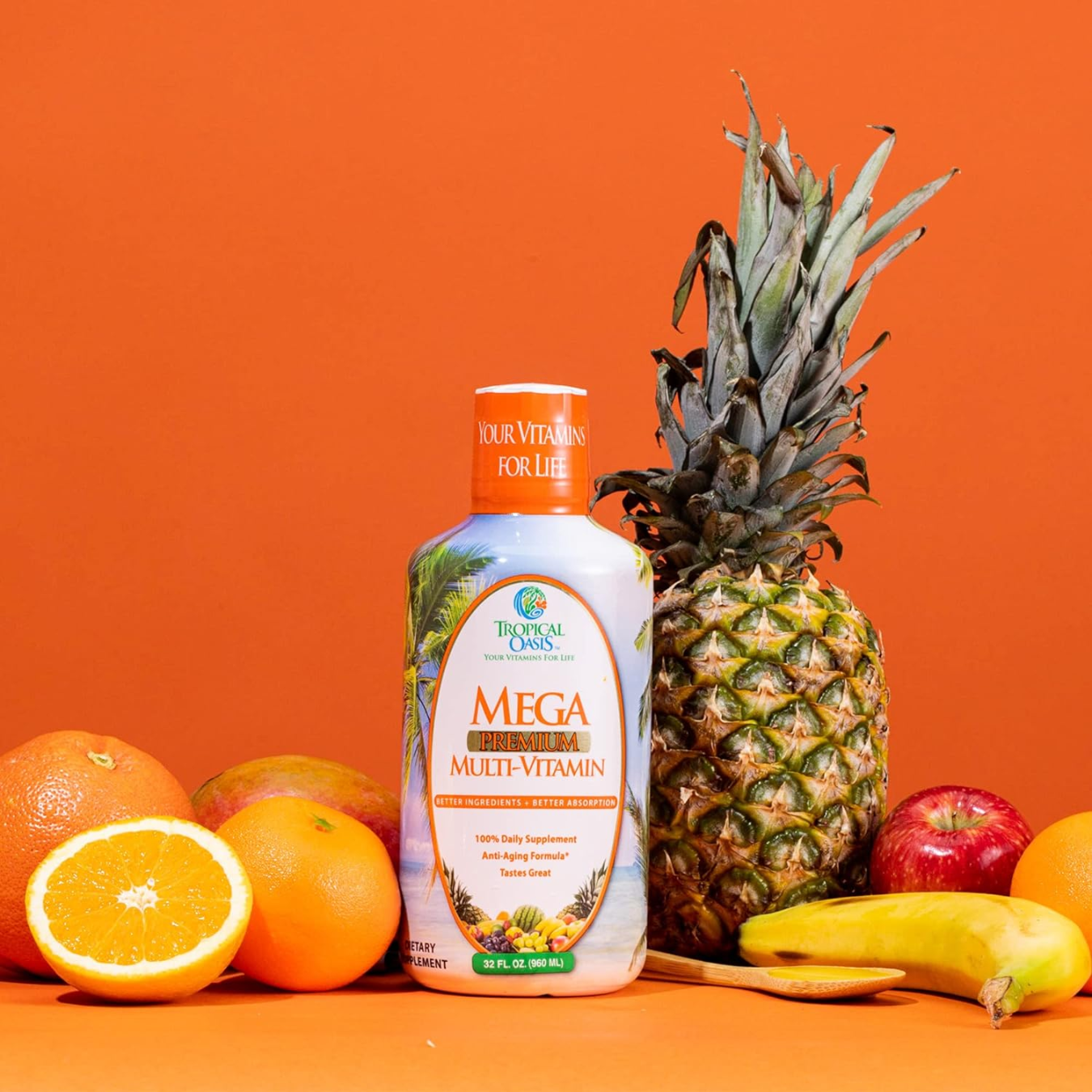 Tropical Oasis Mega Premium Liquid Multivitamin