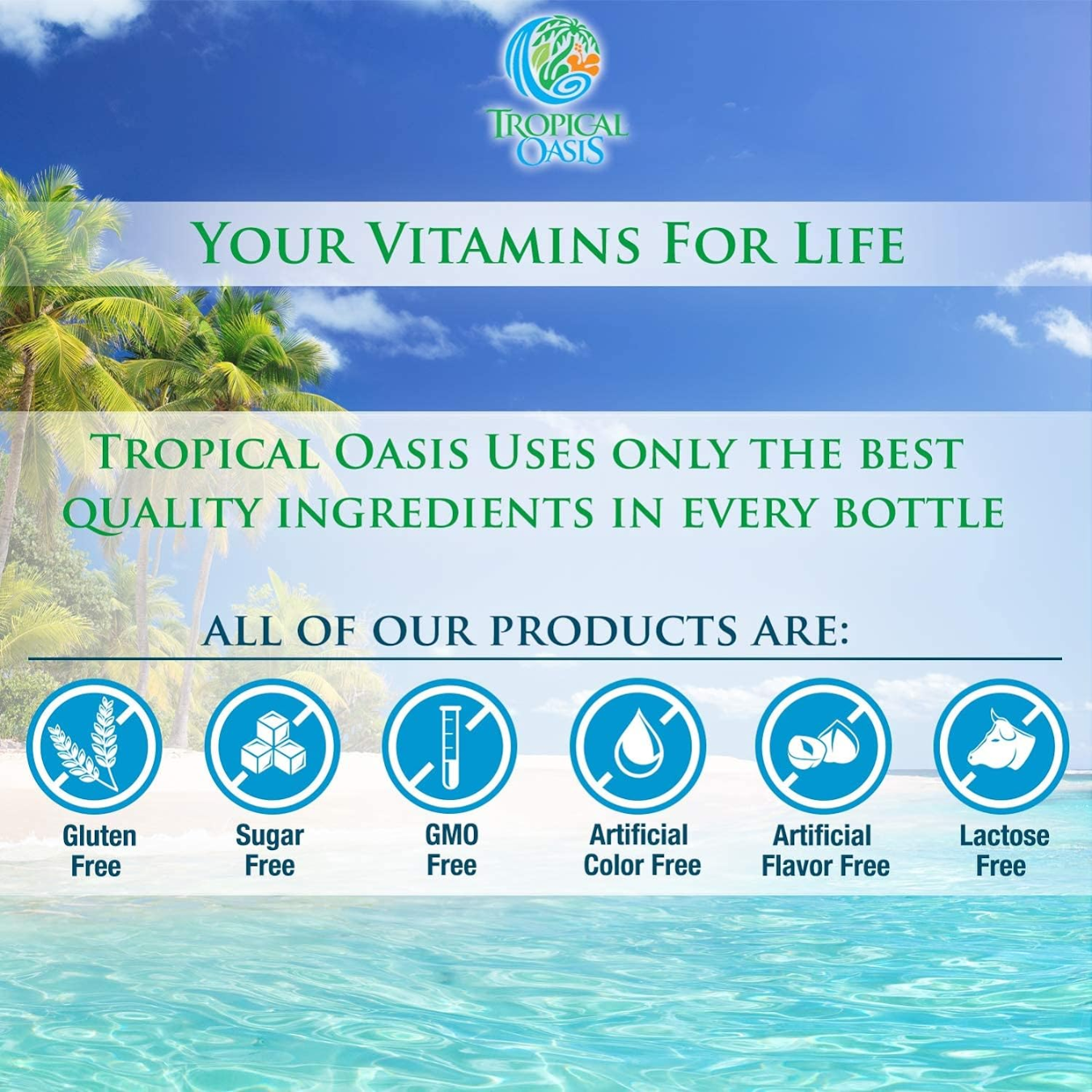 Tropical Oasis Mega Premium Liquid Multivitamin