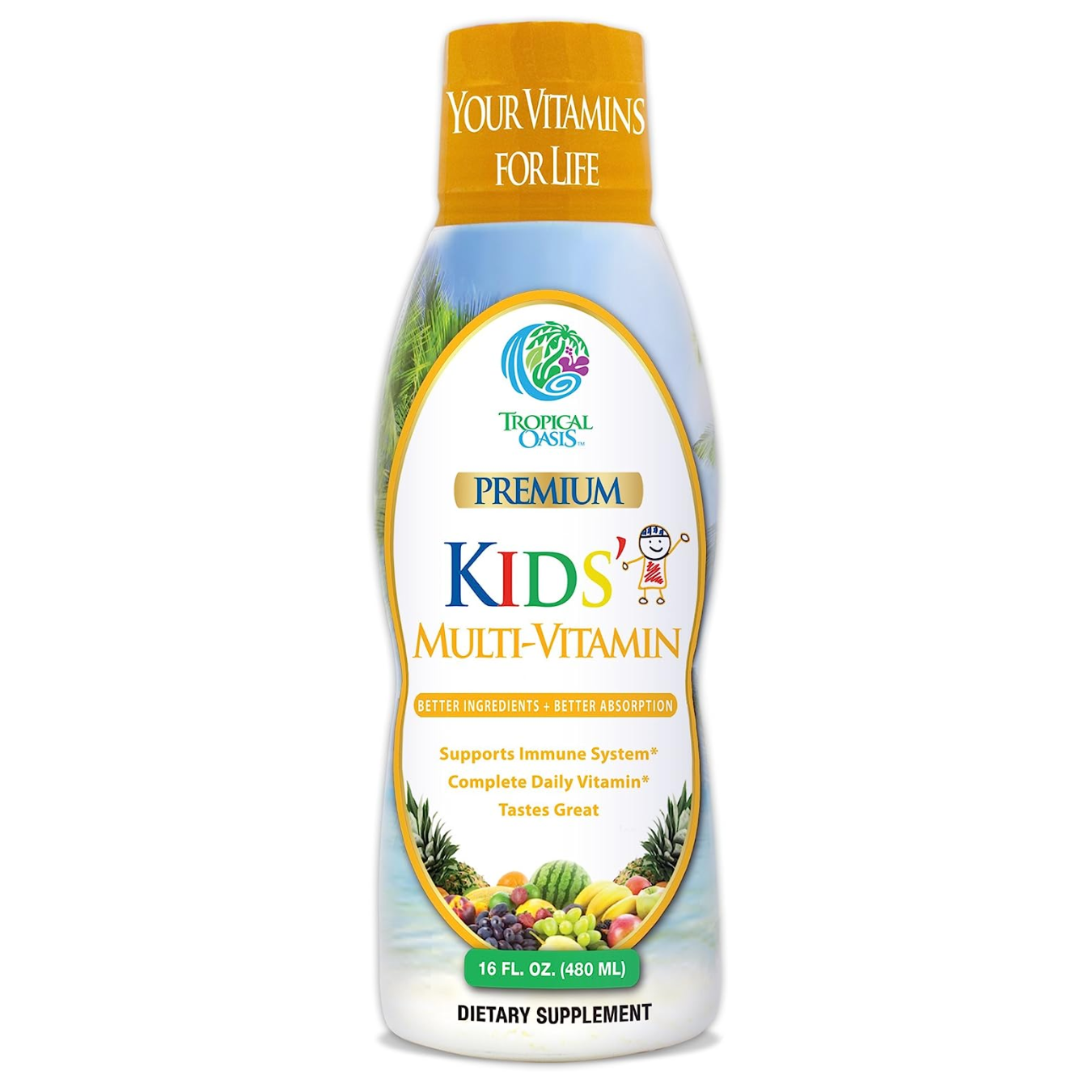 Premium Liquid Multivitamin For Kids