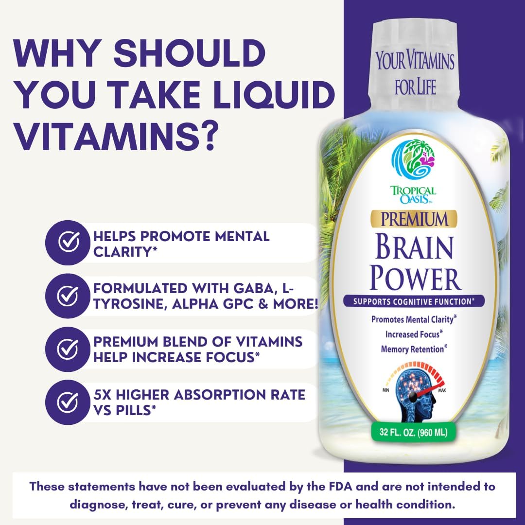 Brain Power Liquid Nootropic Supplement