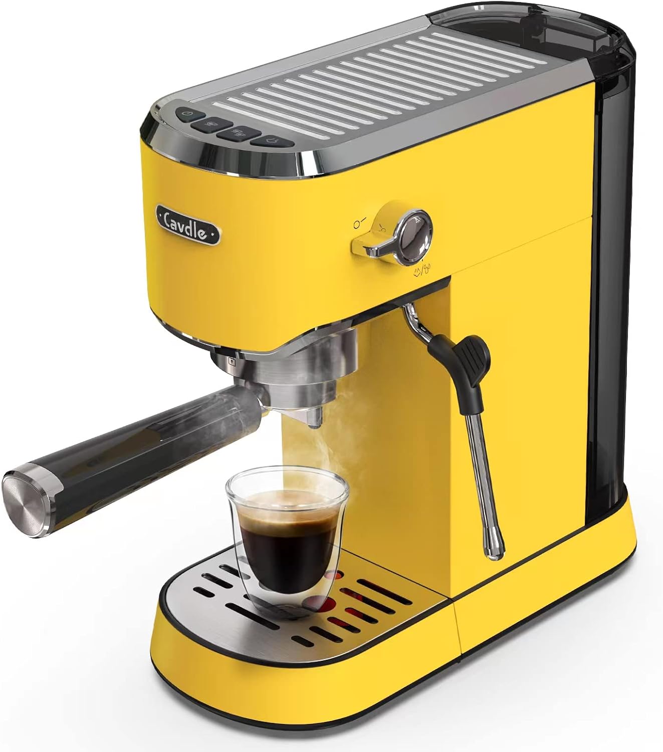 Espresso Machine 20 Bar, Professional Maker with Milk Frother Steam Wand. Free Pack Coffee