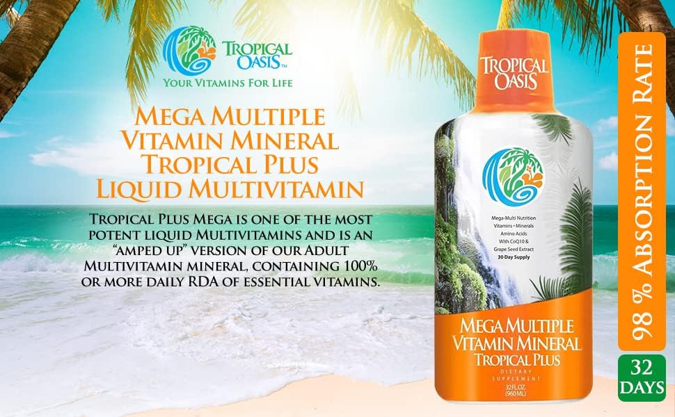 Mega Plus Liquid Multivitamin and Mineral