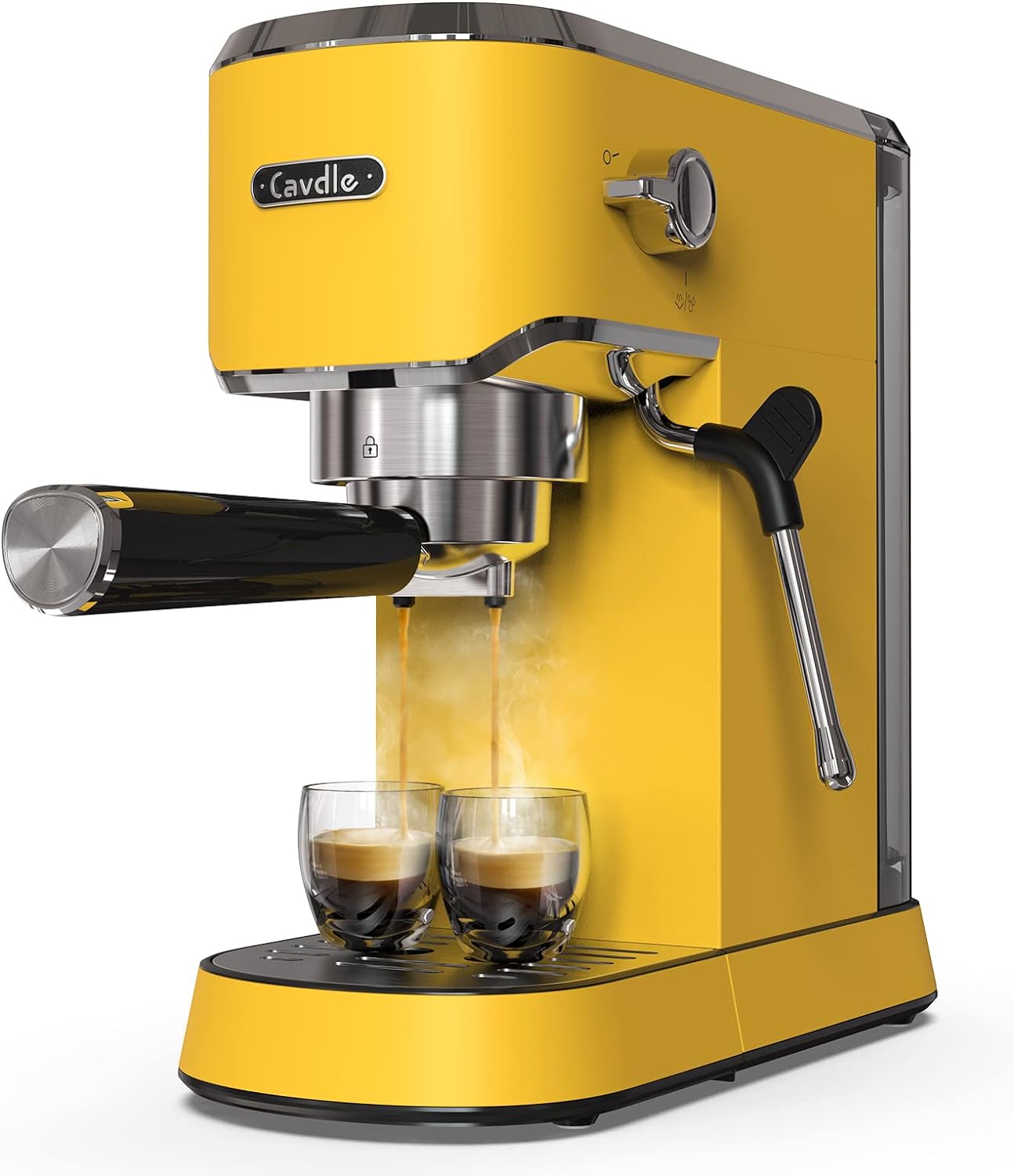 Espresso Machine 20 Bar, Professional Maker with Milk Frother Steam Wand. Free Pack Coffee