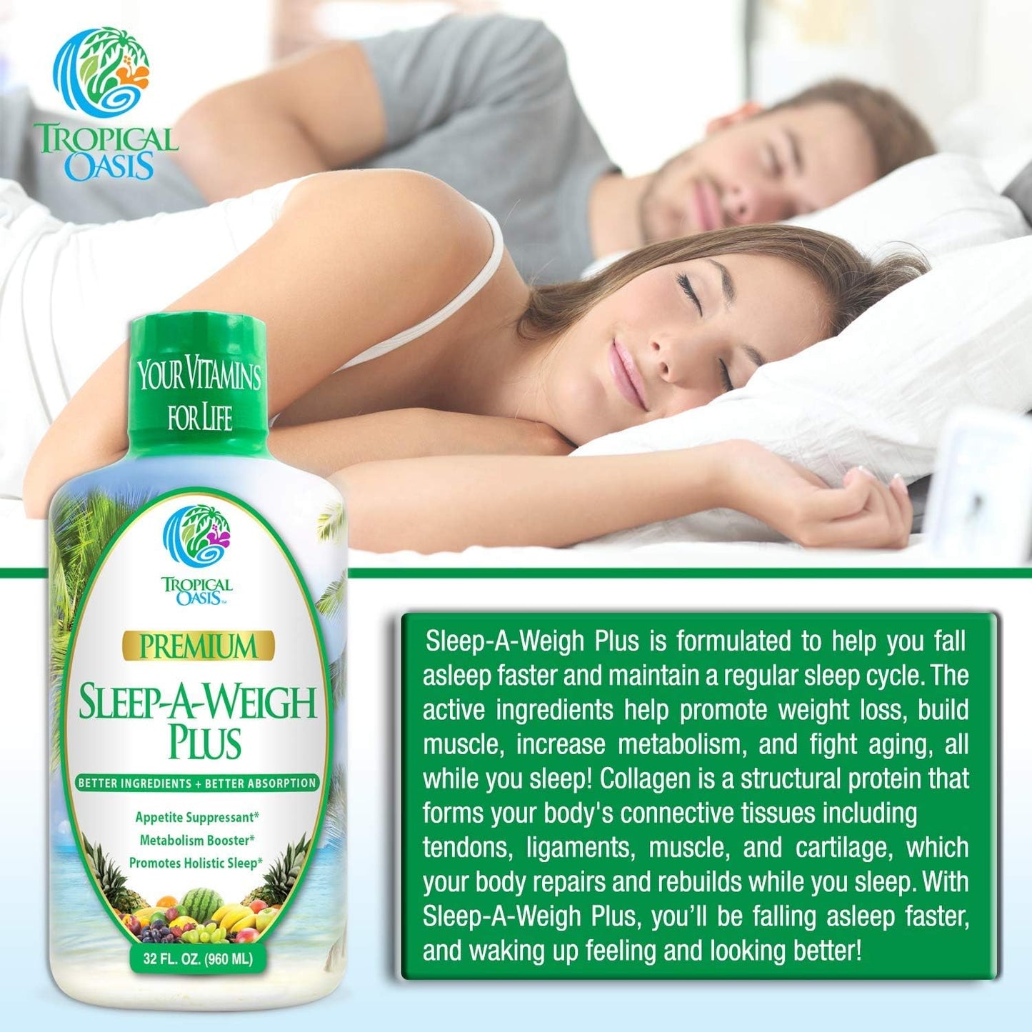 Sleep-A-Weigh Plus, Liquid Sleep Multimineral